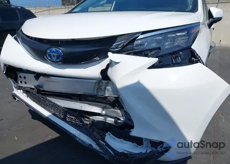 2025 Toyota Sienna Le из США, поврежденный, VIN 5TDBSKFCXSS160581